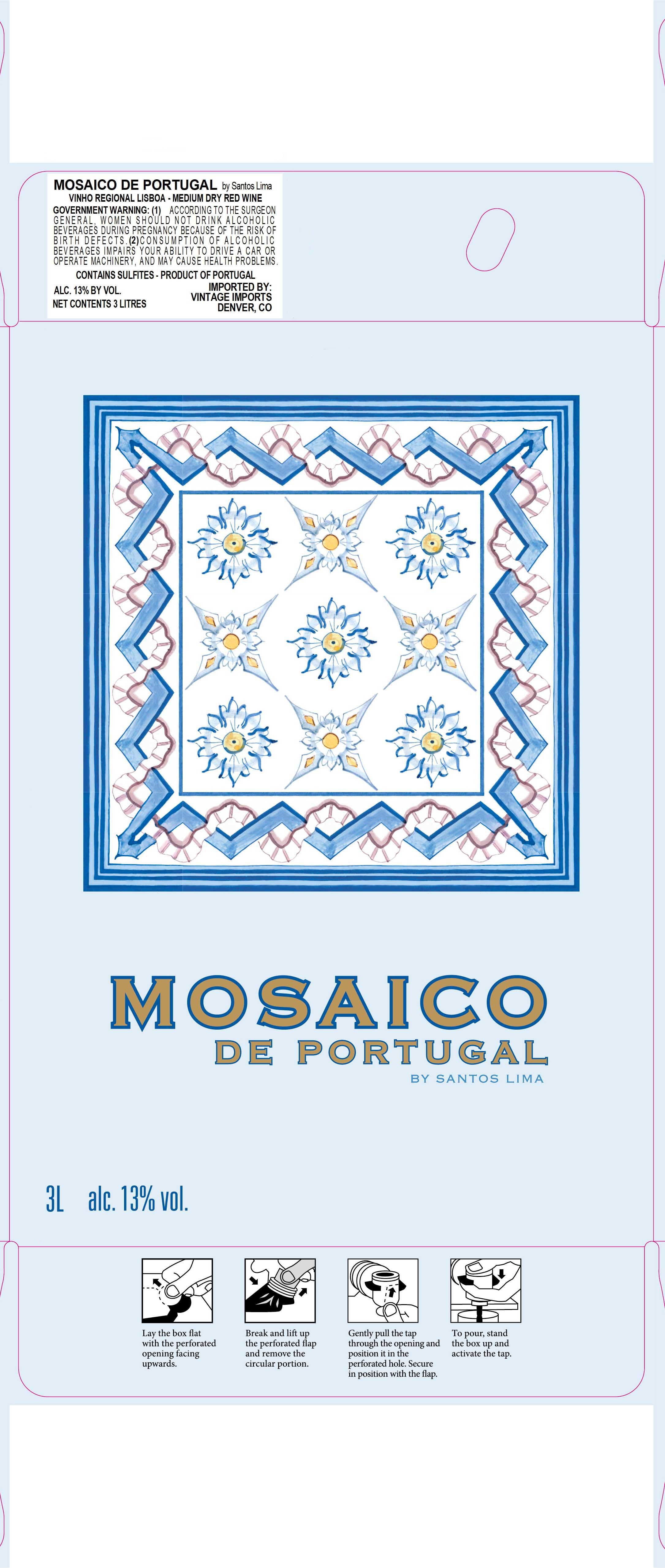 Mosaico De Portugal