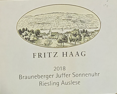 Brauneberger Juffer Sonnenuhr Auslese
