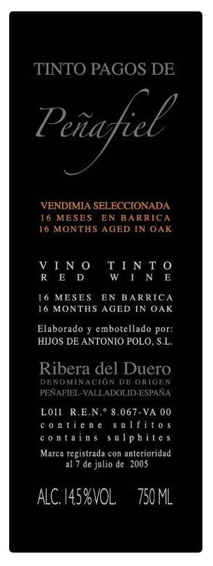 Vendimia Seleccionada (This Is The Name Of The Wine.)