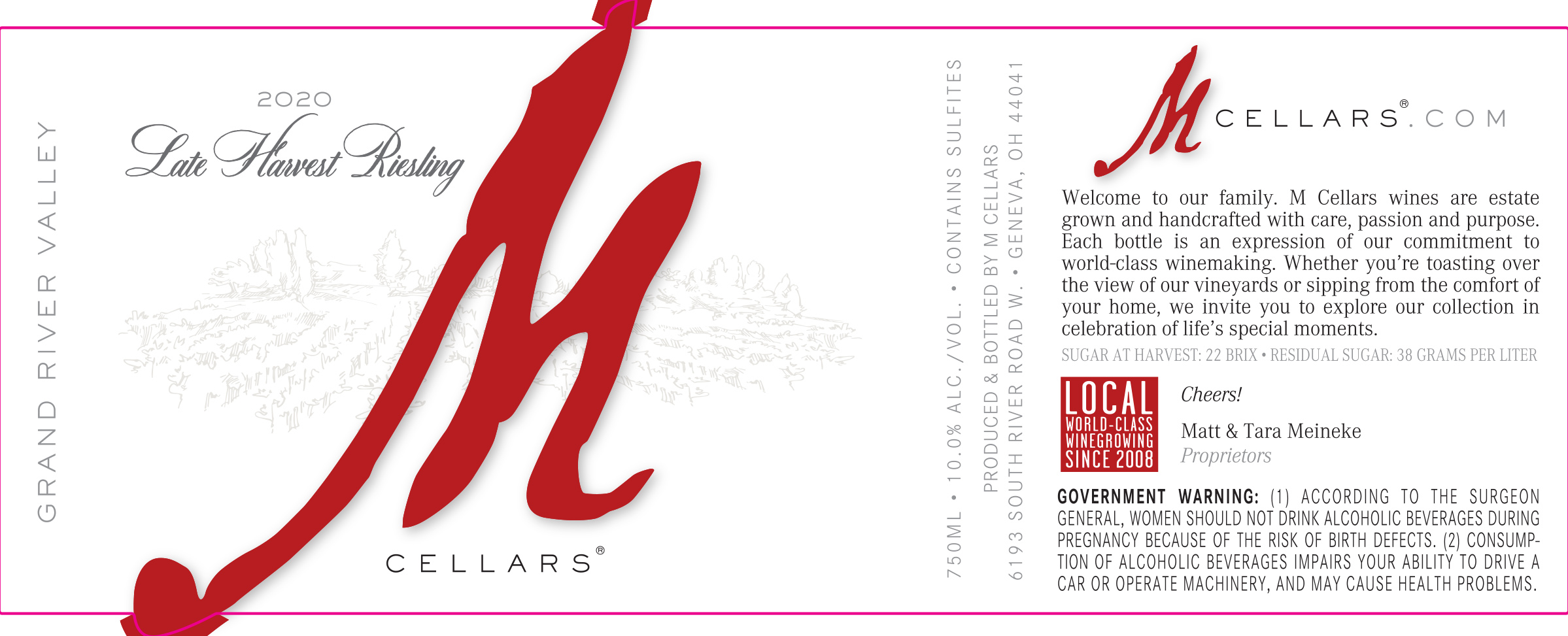 Late Harvest Riesling