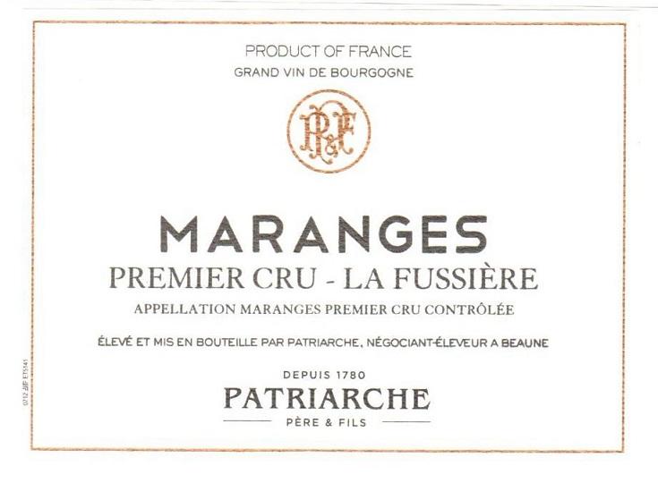 Maranges Premier Cru - La Fussière