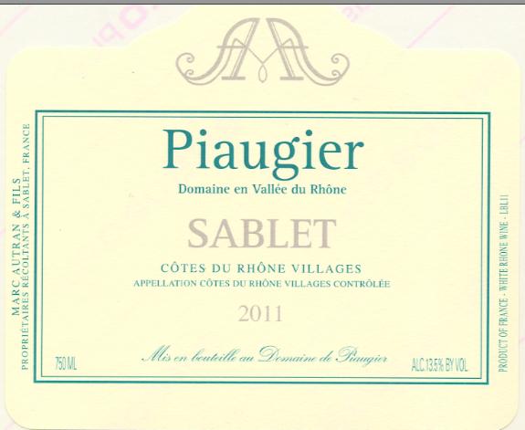 Sablet Côtes Du Rhône Villages