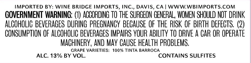 Ponte Do Fumo Douro Doc Tinto