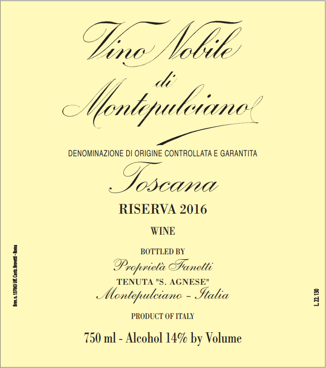 Vino Nobile Di Montepulciano Riserva