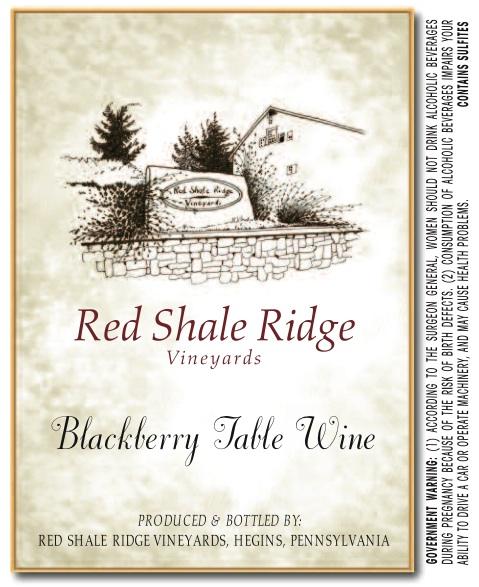 Blackberry Table Wine