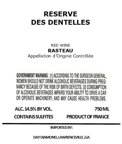 Reserve des Dentelles