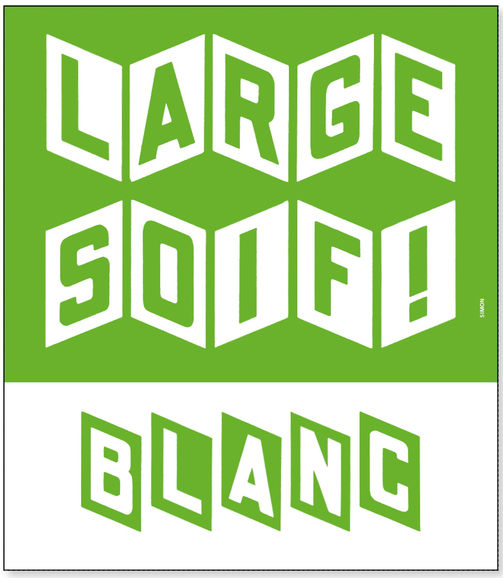 Large Soif Blanc