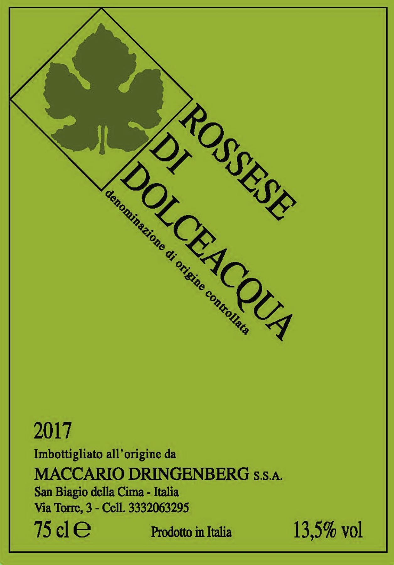Rossese Di Dolceacqua