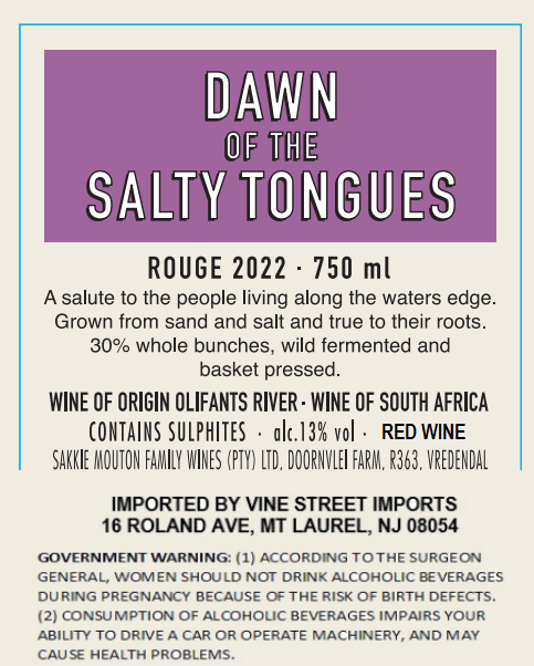 Dawn Of The Salty Tongues