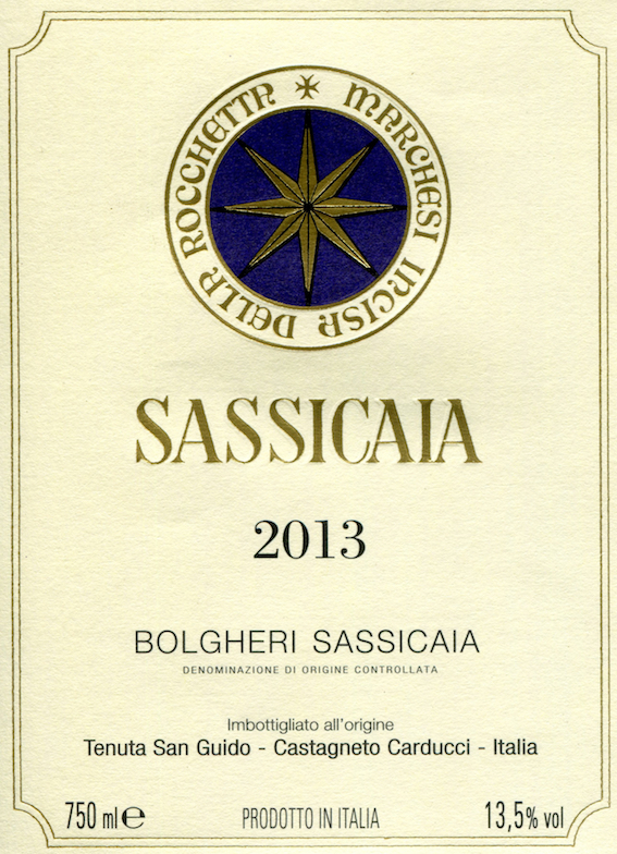 Sassicaia Tenuta San Guido