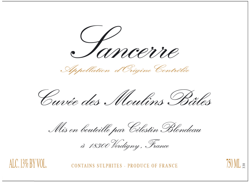 Cuvee Des Moulins Bales