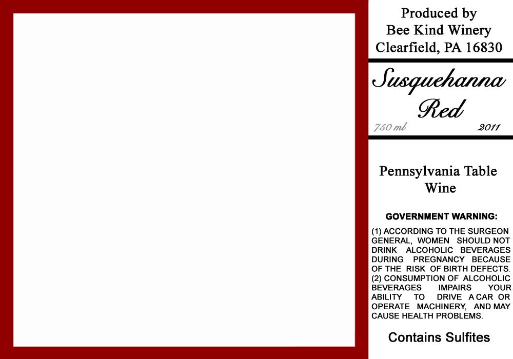 Private Label Susquehanna Red