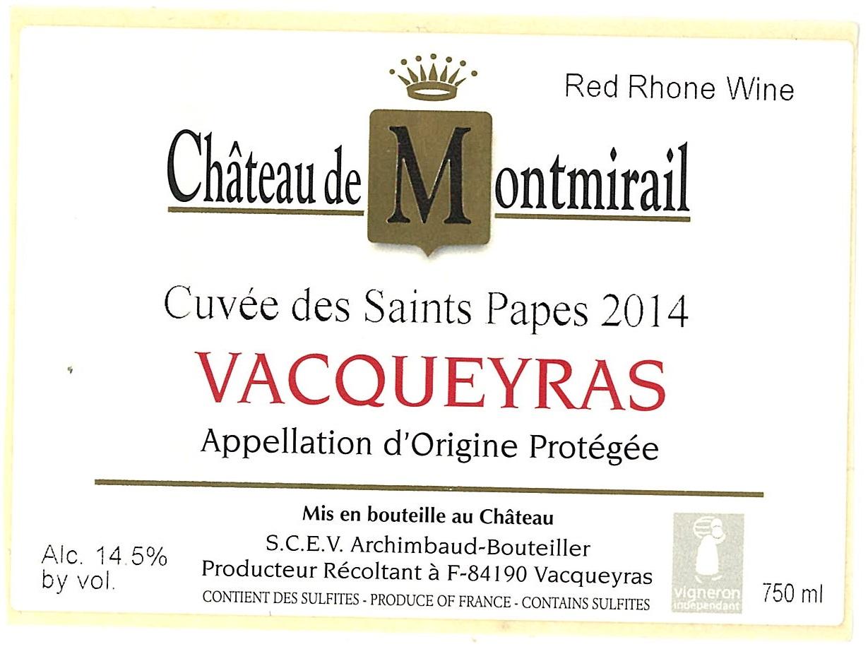Cuvee Des Saints Papes