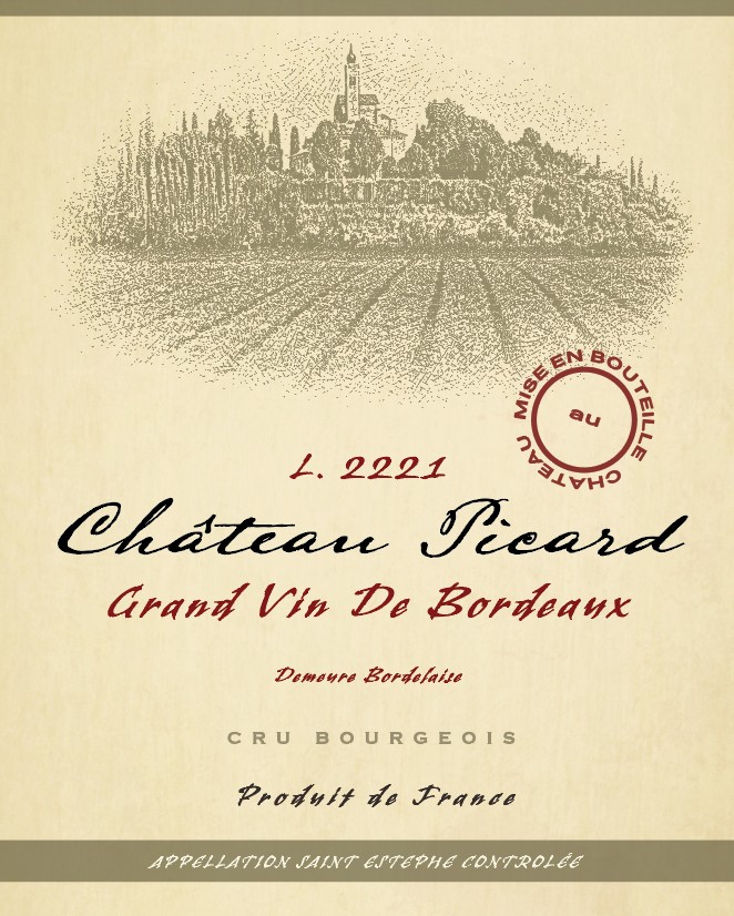 Château Picard Grand Vin De Bordeaux