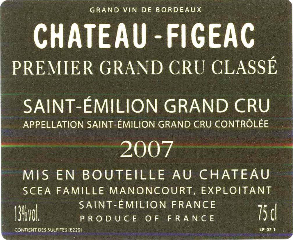 Chateau Figeac Premier Grand Cru Classe