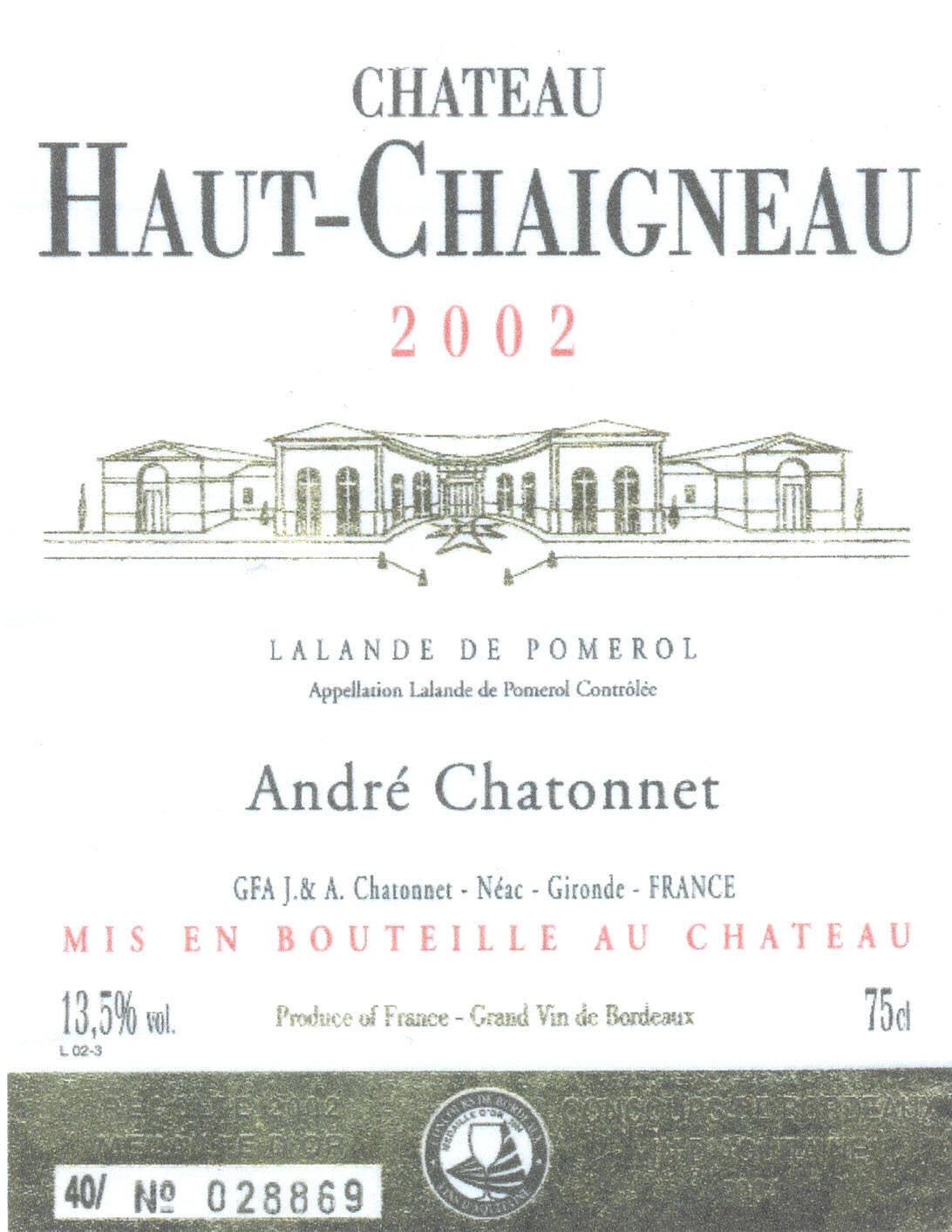 Chateau Haut - Chaigneau