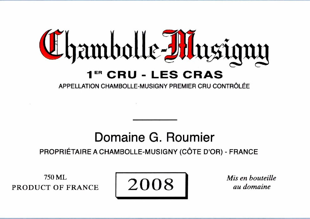 Chambolle-Musigny 1er Cru