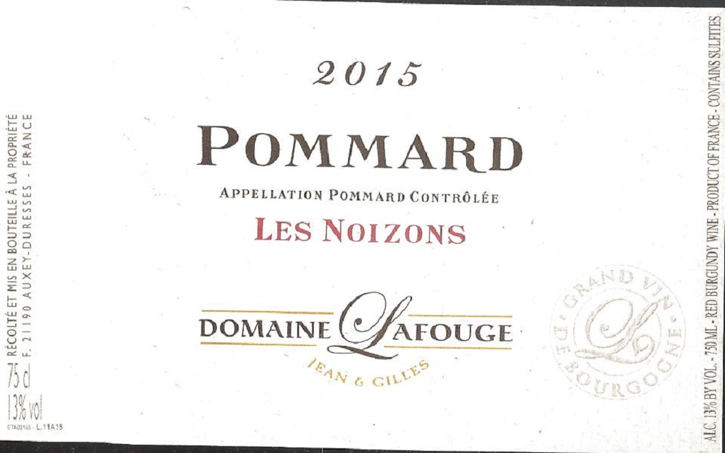 Pommard Les Noizons