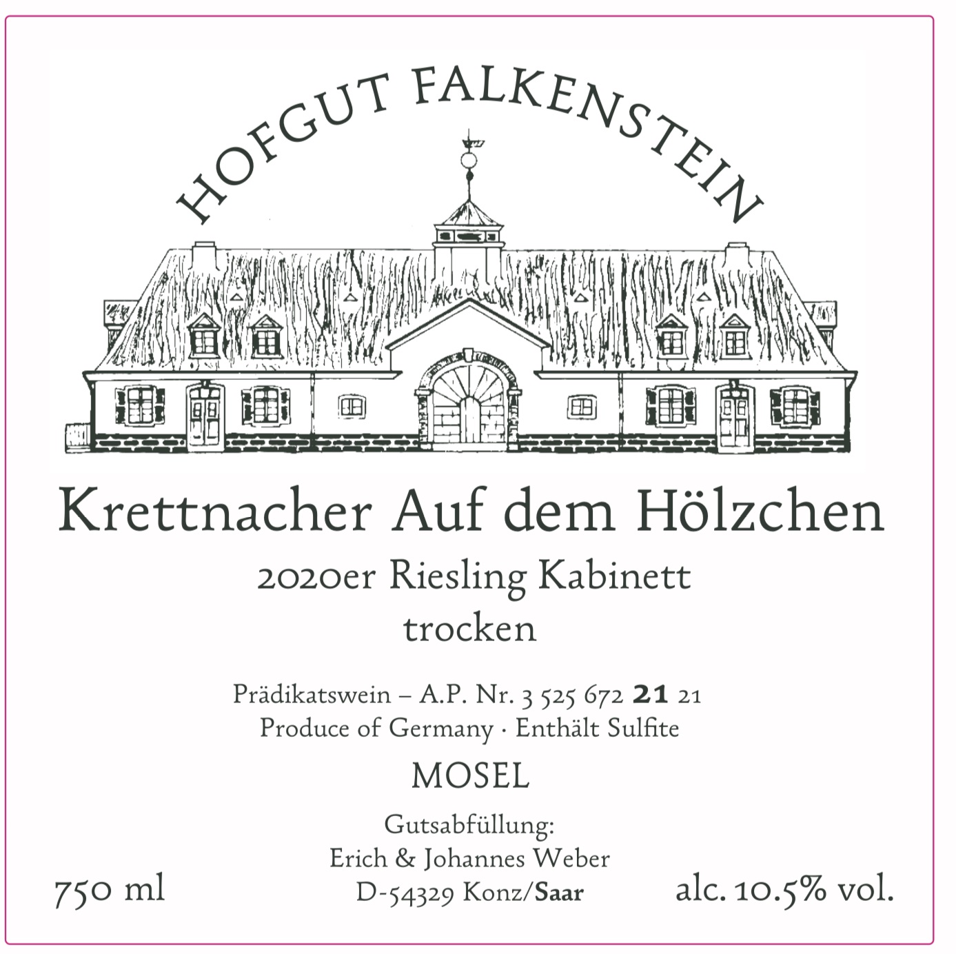 Krettnecher Auf Dem Holzchen Kabinett Trocken