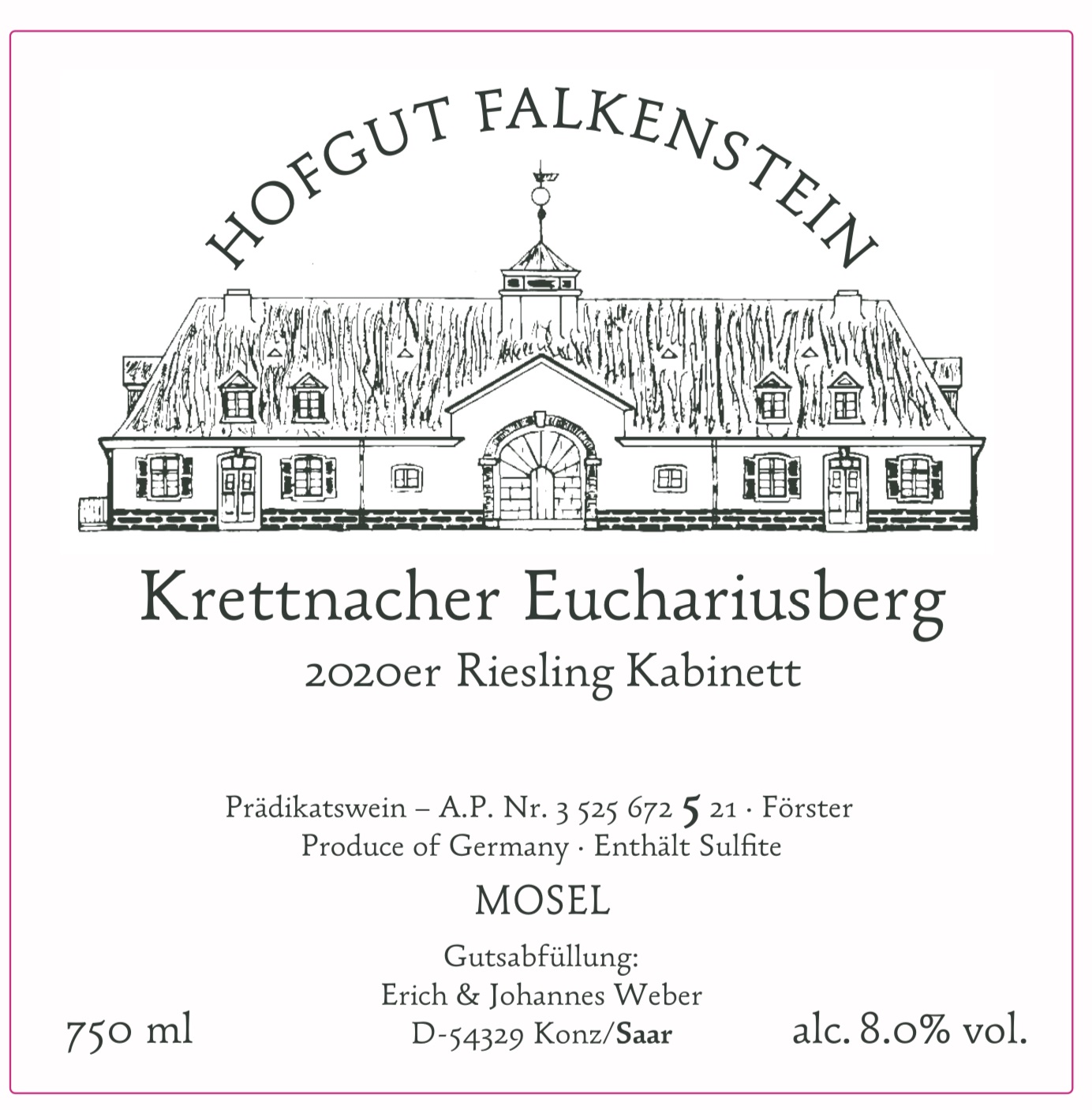 Krettnacher Euchariusberg Riesling Kabinett Forster
