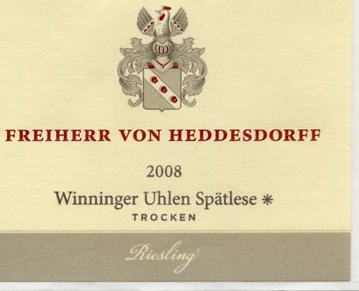 Winninger Uhlen Spatlese Trocken