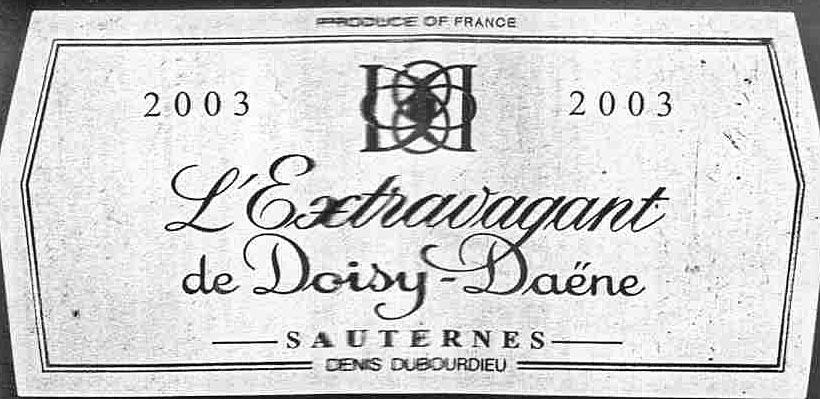 L'Extravagant de Doisy-Daëne