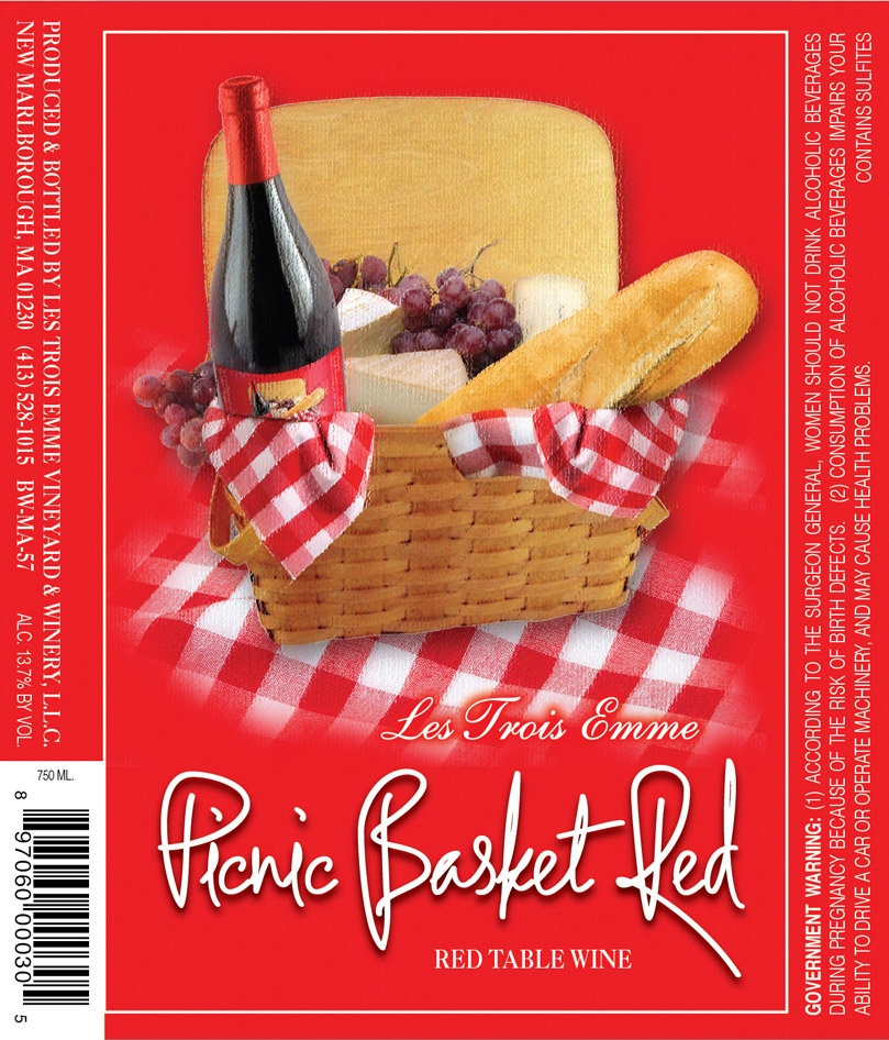 Picnic Basket Red