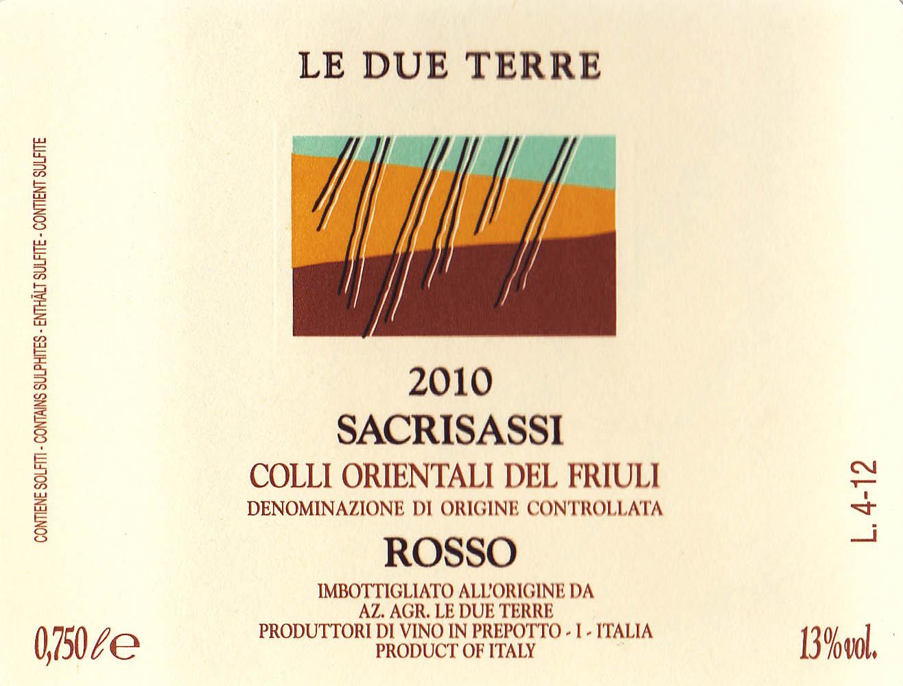 Sacrisassi Rosso