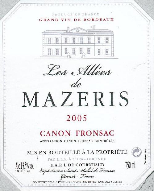 Les Allées de Mazeris