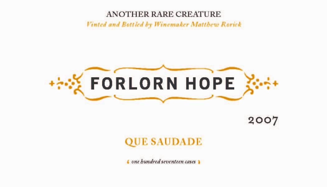 Que Saudade Dewitt Vineyard