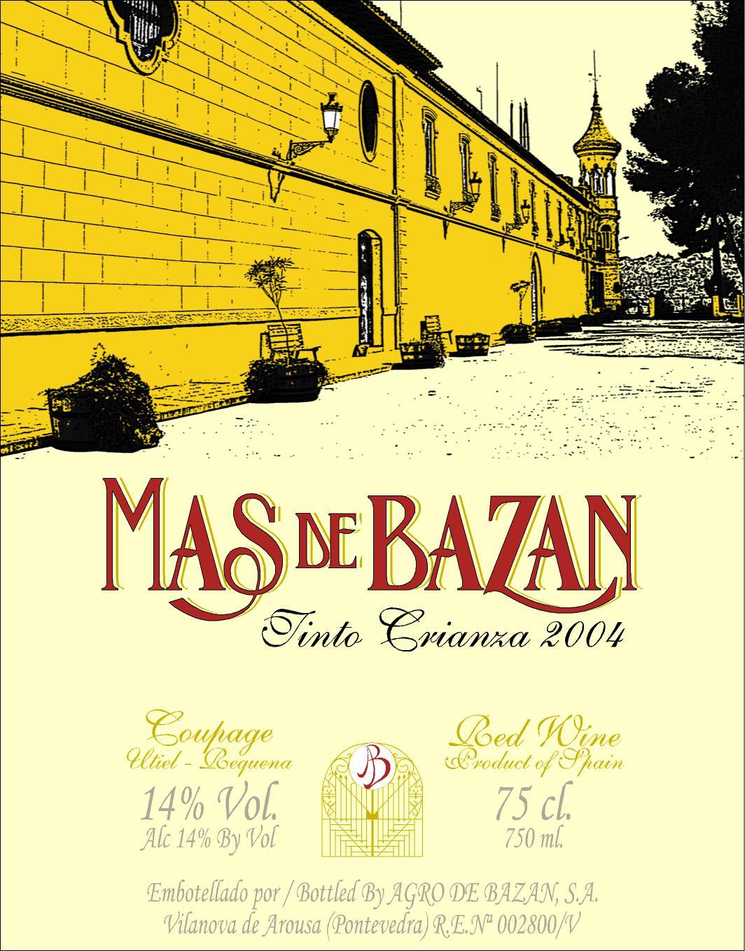 Mas De Bazan Tinto Crianza