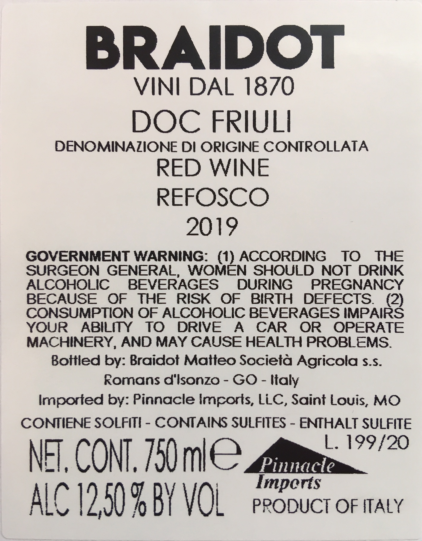 Refosco Dal Peduncolo Rosso