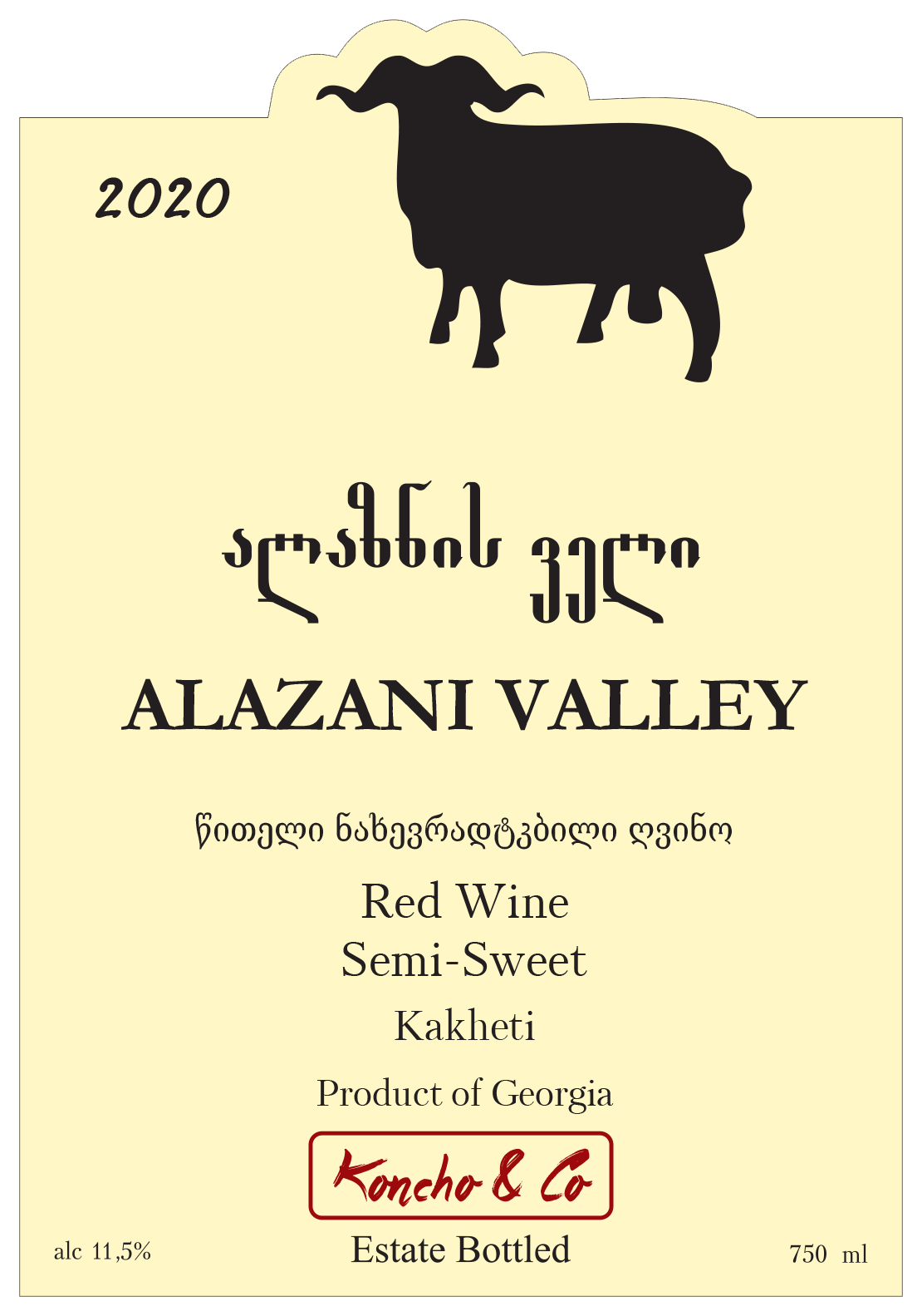 Alazani Valley Red Wine