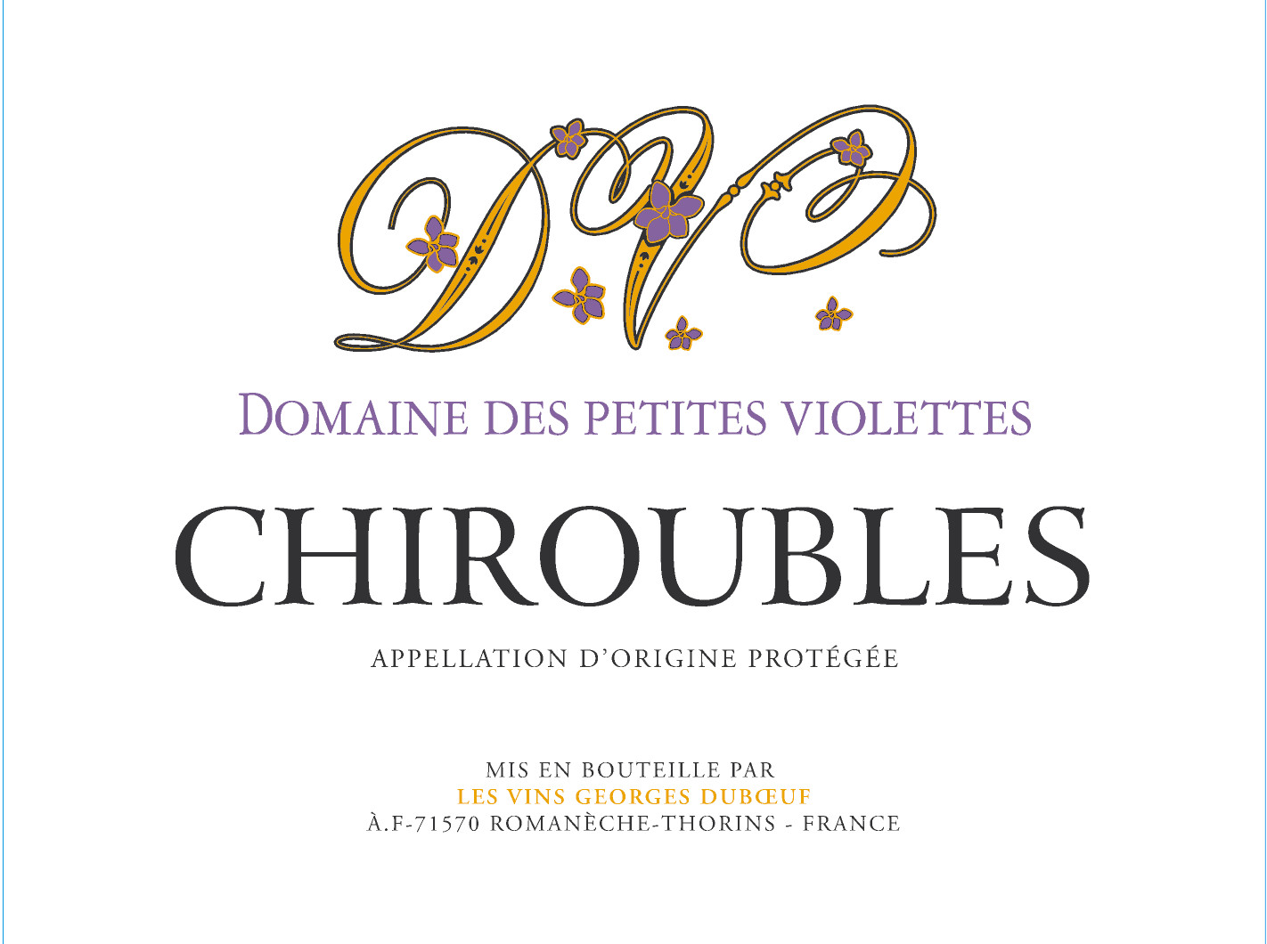 Domaine Des Petites Violettes