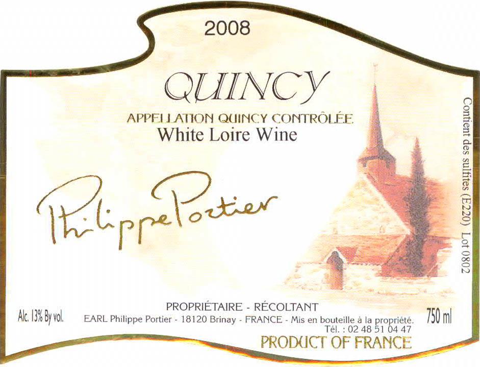 Philippe Portier White Loire Wine