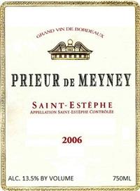 Prieur De Meyney Saint Estephe