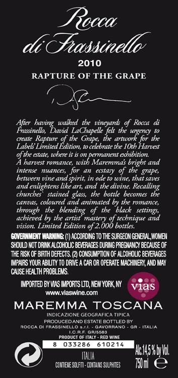 Rapture Of The Grape