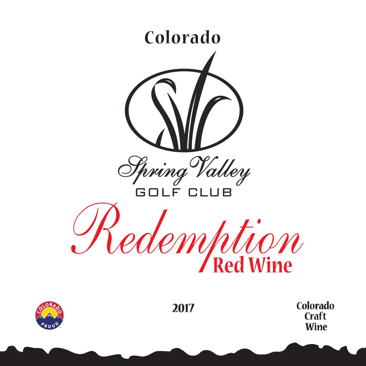 Redemption Red Wine