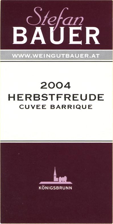 Herbstfreude Cuvee Barrique