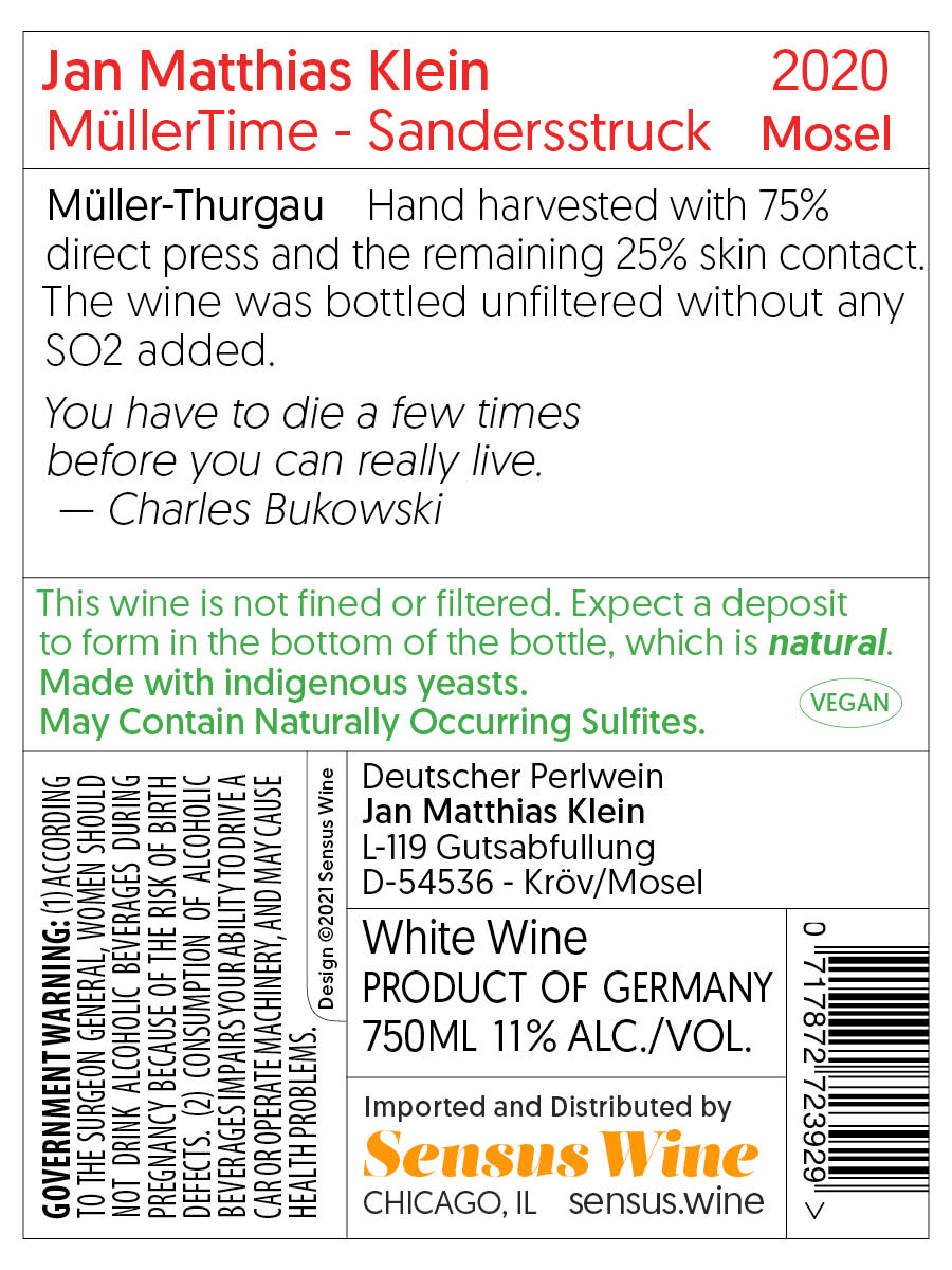 Müllertime - Sandersstruck