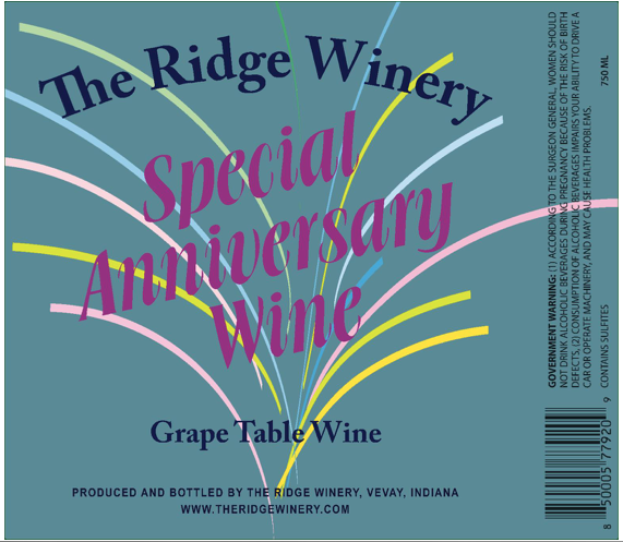 Special Anniversary Wine