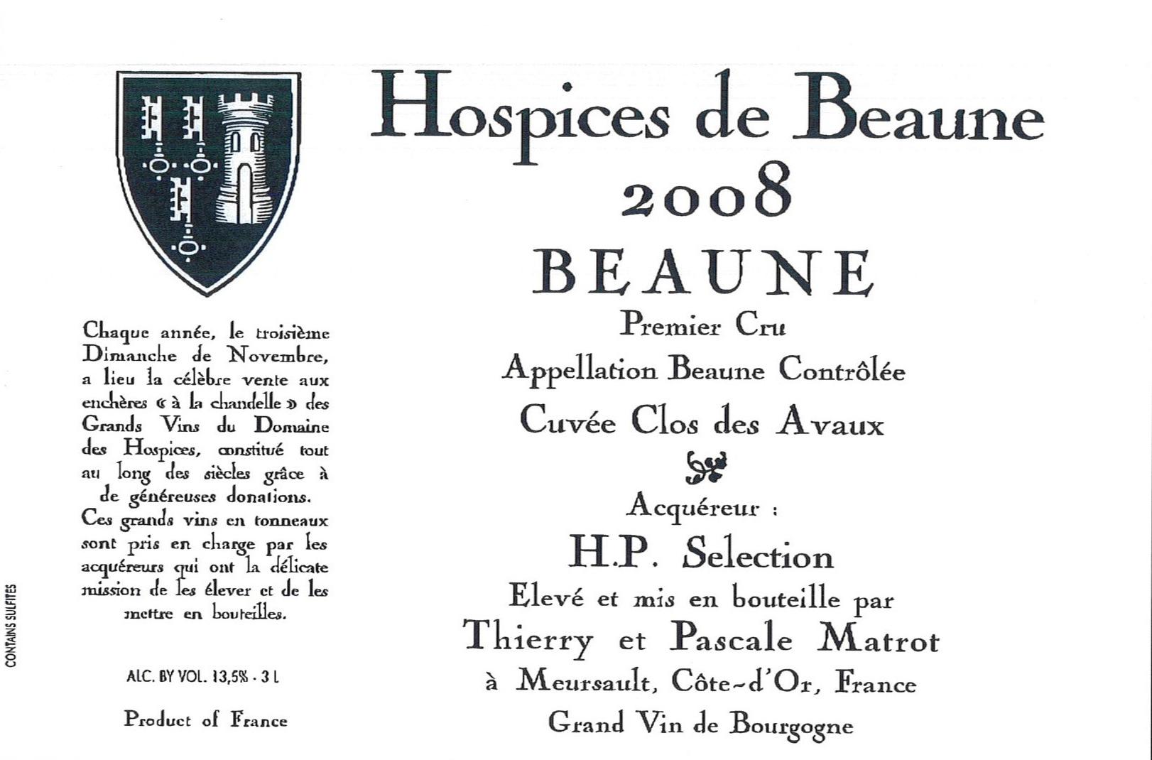 Cuvée Clos des Avaux