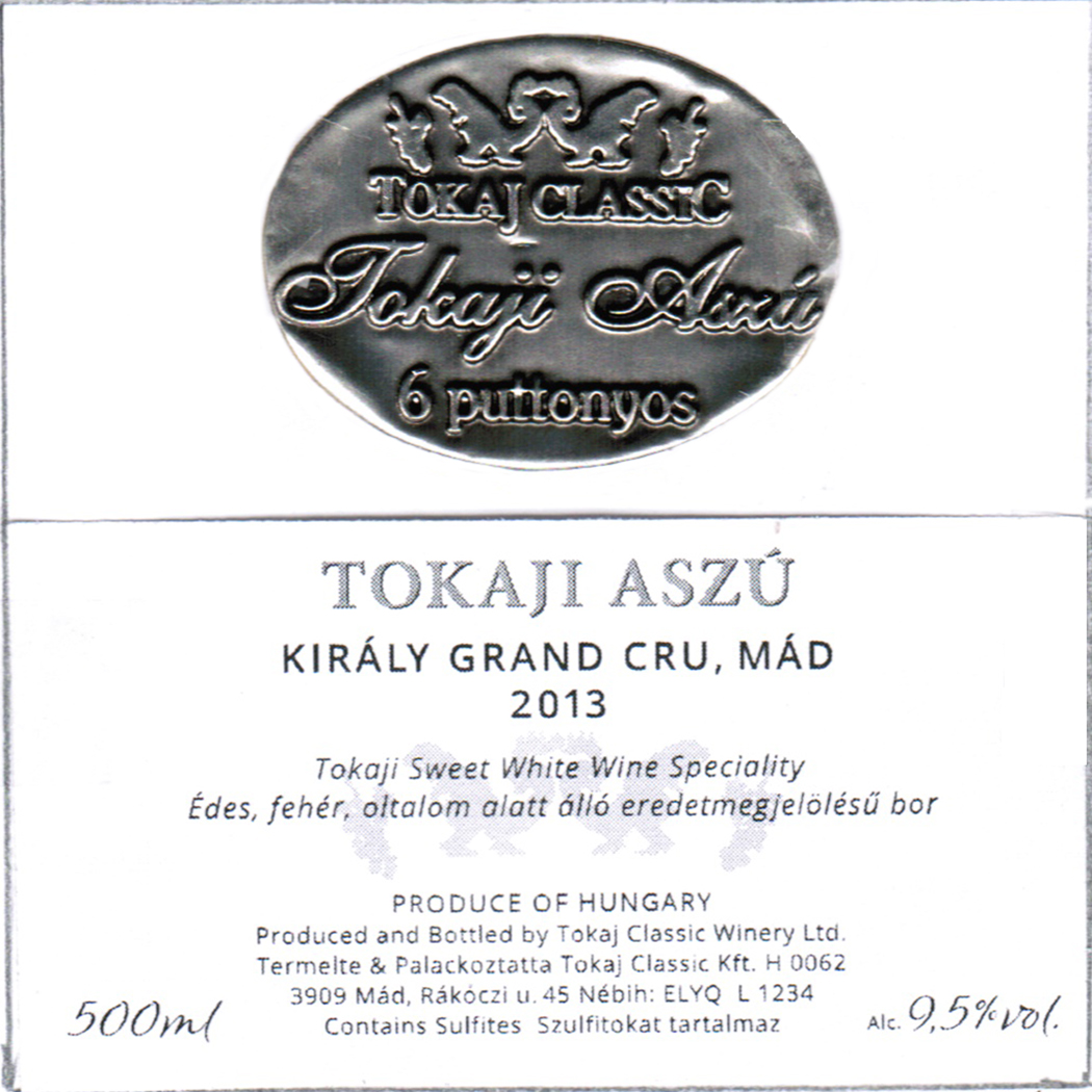Tokaj Aszu 6 Puttonyos