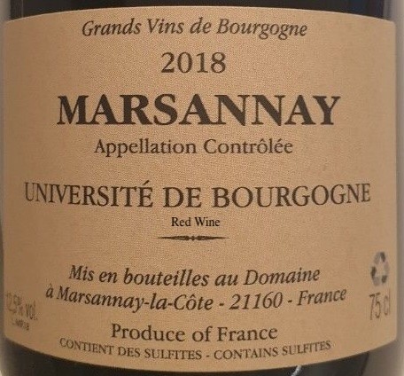 Marsannay Red Wine