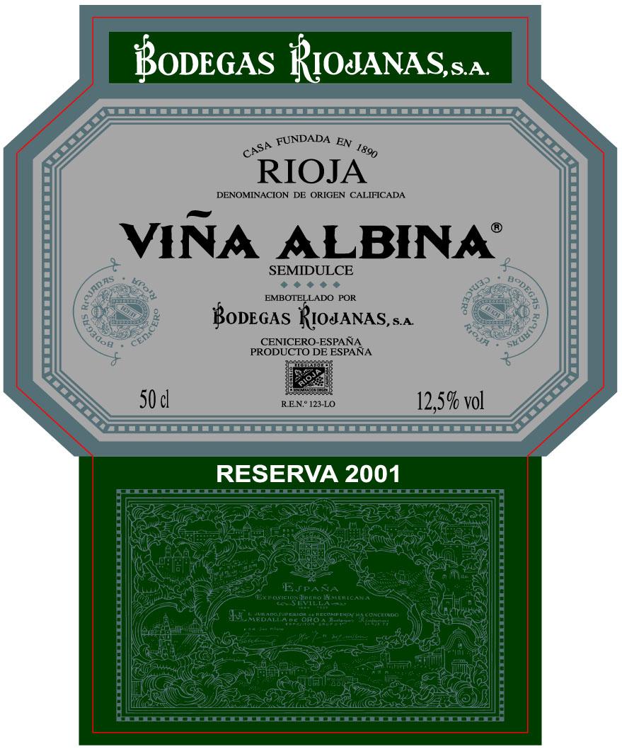 Viña Albinaⓡ White Wine Reserva