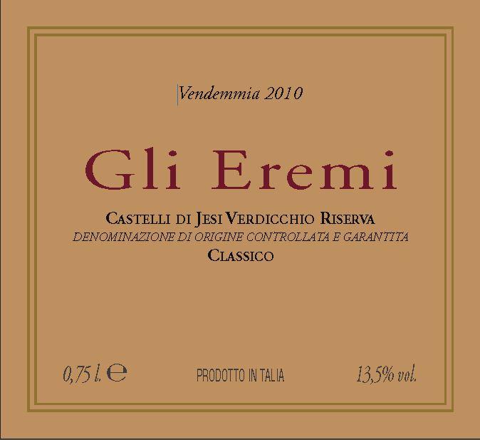 Castelli Di Jesi Verdicchio Riserva