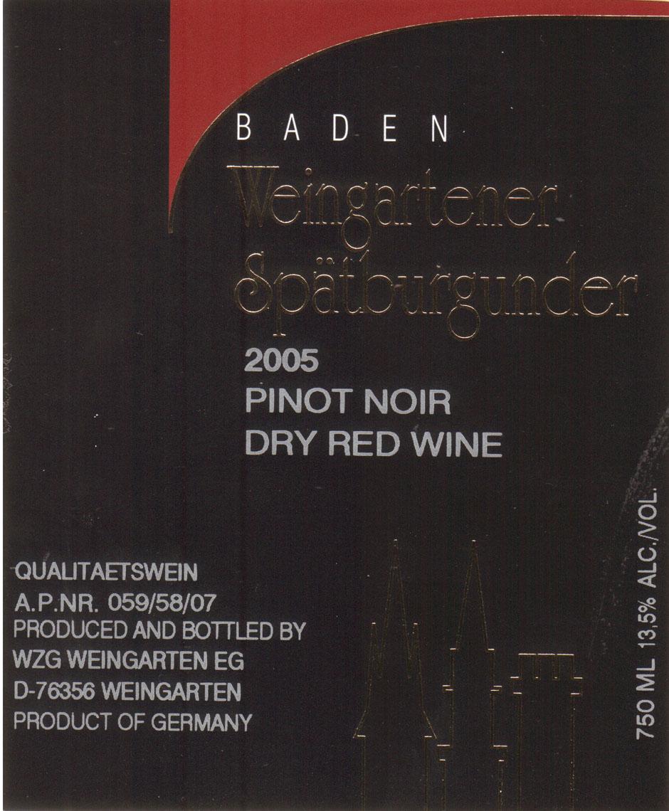 Weingartener Spätburgunder