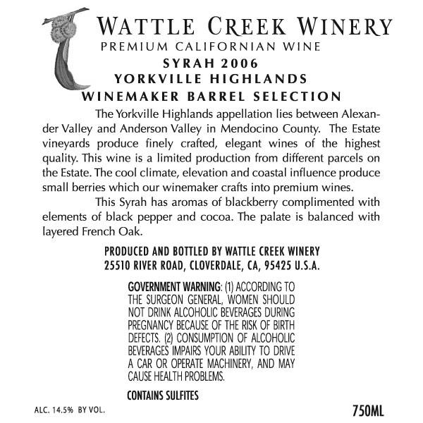 Winemaker Barrel Selection