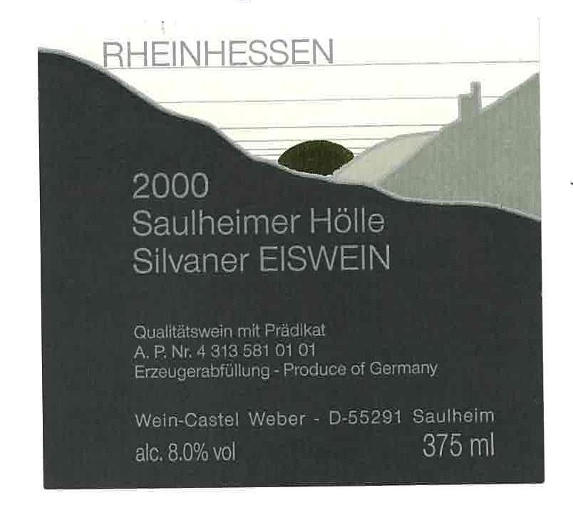 Saulheimer Hölle Silvaner Eiswein