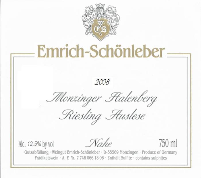 Monzinger Halenberg Riesling Auslese